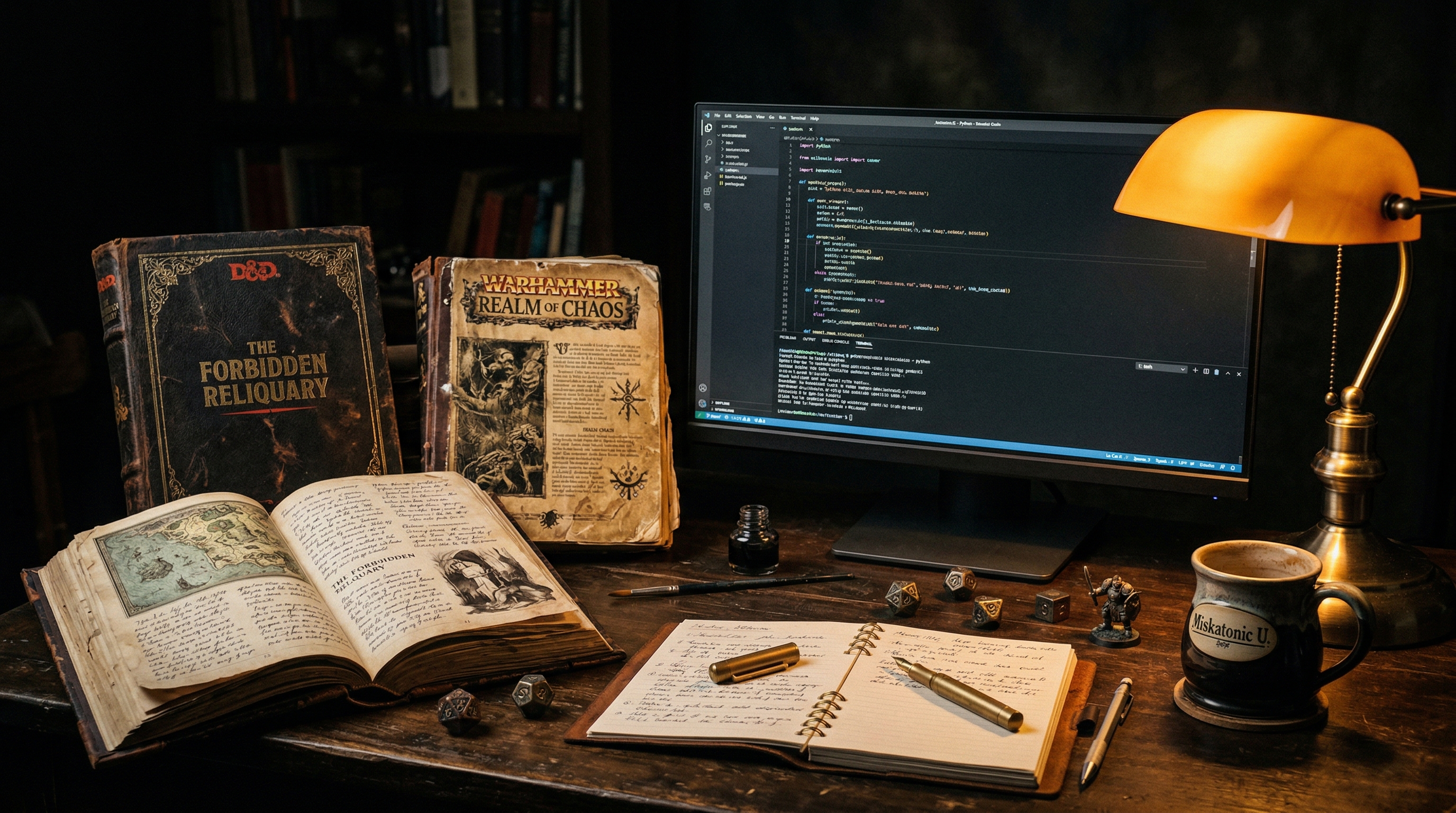 Research · campaign books and code